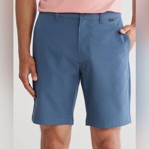 Travis Mathew Light Gray Switchback Hybrid Shorts #52